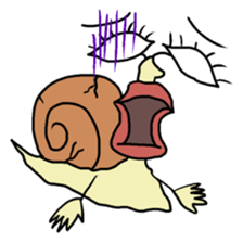 loose character of snail sticker #3530572