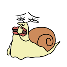 loose character of snail sticker #3530574