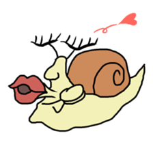 loose character of snail sticker #3530575
