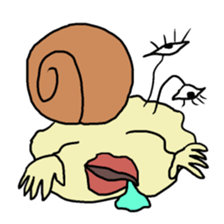 loose character of snail sticker #3530577