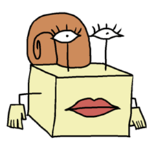 loose character of snail sticker #3530578