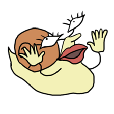 loose character of snail sticker #3530579