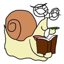 loose character of snail sticker #3530581