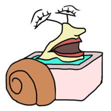 loose character of snail sticker #3530583