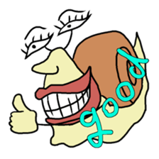 loose character of snail sticker #3530584