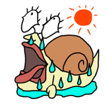 loose character of snail sticker #3530586
