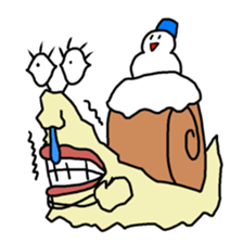 loose character of snail sticker #3530587