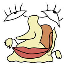 loose character of snail sticker #3530591