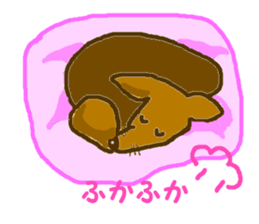 I love dog. sticker #3530836