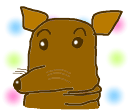 I love dog. sticker #3530837