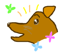 I love dog. sticker #3530844