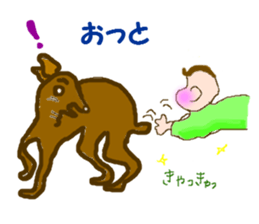 I love dog. sticker #3530845