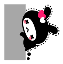 Black Rabbit "Usagi chan" talk ver2 sticker #3531451