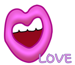 Feeling of lips sticker #3531474