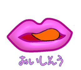Feeling of lips sticker #3531496