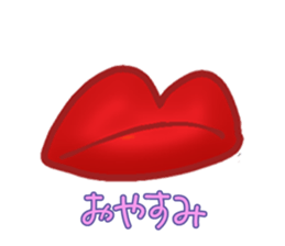 Feeling of lips sticker #3531513