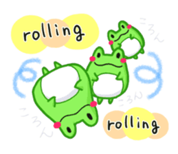 Yan's Frog 4(English version) sticker #3532317