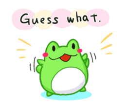 Yan's Frog 4(English version) sticker #3532318