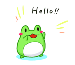 Yan's Frog 4(English version) sticker #3532319