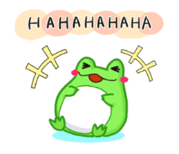 Yan's Frog 4(English version) sticker #3532320