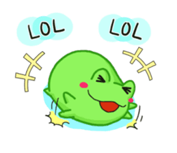 Yan's Frog 4(English version) sticker #3532321