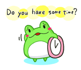 Yan's Frog 4(English version) sticker #3532322