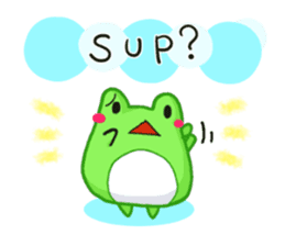 Yan's Frog 4(English version) sticker #3532324