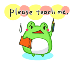 Yan's Frog 4(English version) sticker #3532325