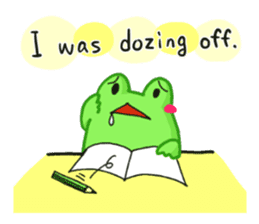 Yan's Frog 4(English version) sticker #3532333