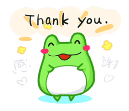 Yan's Frog 4(English version) sticker #3532334