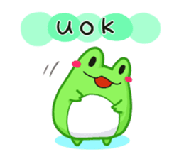 Yan's Frog 4(English version) sticker #3532339
