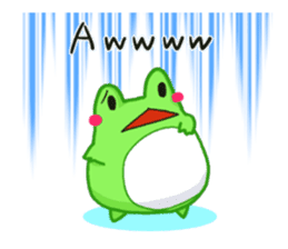 Yan's Frog 4(English version) sticker #3532342