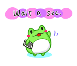 Yan's Frog 4(English version) sticker #3532346