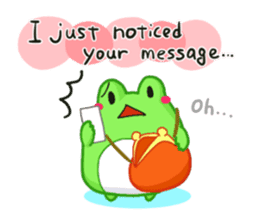 Yan's Frog 4(English version) sticker #3532348