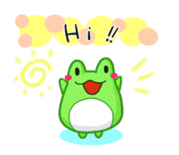 Yan's Frog 4(English version) sticker #3532352