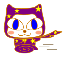 Cat ninja of Kira and sakura. sticker #3532995