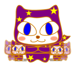 Cat ninja of Kira and sakura. sticker #3532996