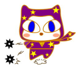 Cat ninja of Kira and sakura. sticker #3532997