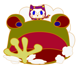 Cat ninja of Kira and sakura. sticker #3533012