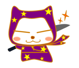 Cat ninja of Kira and sakura. sticker #3533013