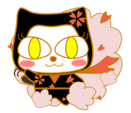 Cat ninja of Kira and sakura. sticker #3533014