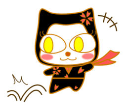 Cat ninja of Kira and sakura. sticker #3533020