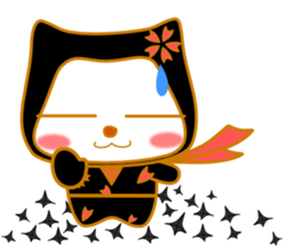 Cat ninja of Kira and sakura. sticker #3533022