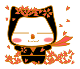 Cat ninja of Kira and sakura. sticker #3533023