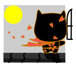 Cat ninja of Kira and sakura. sticker #3533024