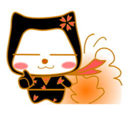Cat ninja of Kira and sakura. sticker #3533025