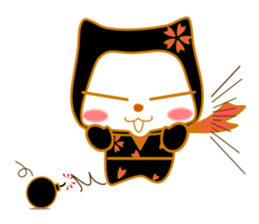Cat ninja of Kira and sakura. sticker #3533026