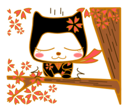 Cat ninja of Kira and sakura. sticker #3533028