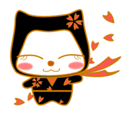 Cat ninja of Kira and sakura. sticker #3533030