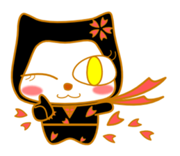 Cat ninja of Kira and sakura. sticker #3533031